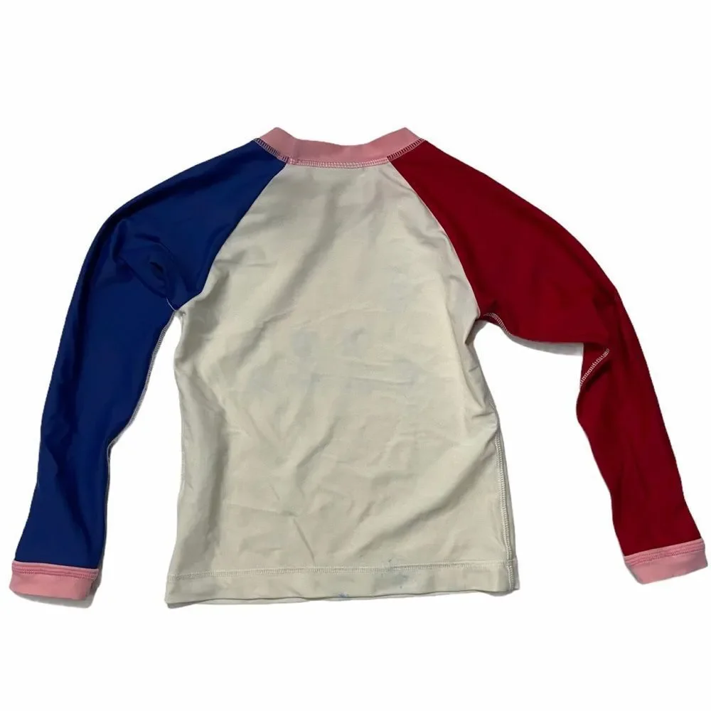 Hannah Anderson Peanut Graphic Rash guard Swim Top